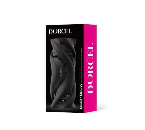 Мастурбатор Dorcel DEEP BLOW BLACK, двойное использование