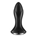 Анальная смарт-вибропробка с жемчужным массажем Satisfyer Rotator Plug 1+ Black