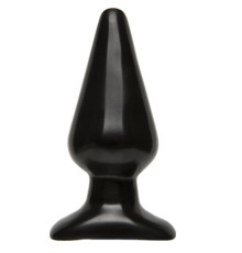 Анальна пробка Doc Johnson Smooth Classic Large - Black, макс. діаметр 5,7 см