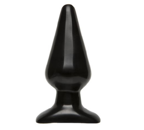 Анальна пробка Doc Johnson Smooth Classic Large - Black, макс. діаметр 5,7 см