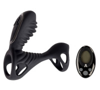 Насадка на член з вібрацією Adrien Lastic Gladiator з пультом LRS розмір F, два мотори