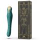 Вибромассажер с фрикциями и управлением со смартфона  ZALO KING, Turquoise Green