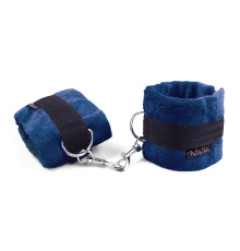 Наручники BDSM NeDlyaSkuki Soft Touch Light, цвет Темно-Синий