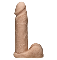 Фаллоимитатор Doc Johnson Vac-U-Lock - 8 Inch ULTRASKYN Cock White, диаметр 5,1см