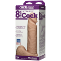 Фаллоимитатор Doc Johnson Vac-U-Lock - 8 Inch ULTRASKYN Cock White, диаметр 5,1см