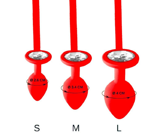 Мужские трусы XS-2XL с силиконовой анальной пробкой Art of Sex -  Joni plug panties size M Red