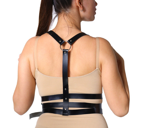 Женская портупея Dartoni, размер XS-M, натуральная кожа