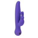 Вибратор-кролик с сенсорным управлением и ротацией Touch by SWAN - Duo Purple, глубокая вибрация