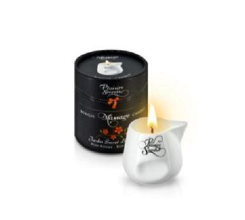 Массажная свеча Plaisirs Secrets Red Wood (80 мл) подарочная упаковка, керамический сосуд
