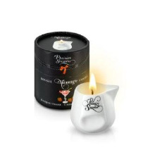 Массажная свеча Plaisirs Secrets Strawberry Daiquiri (80 мл) подарочная упаковка, керамический сосуд