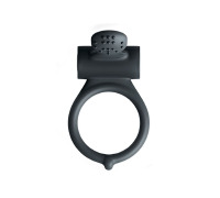 Ерекційне кільце Dorcel Power Clit Black V2 з вібрацією та язичком з щіточкою