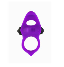 Эрекционное виброкольцо Adrien Lastic Lingus MAX Violet с язычком для стимуляции клитора