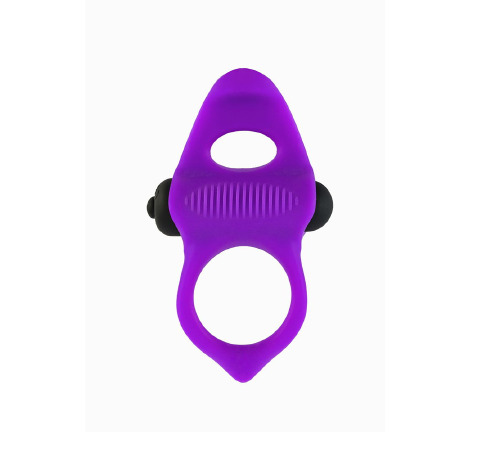 Эрекционное виброкольцо Adrien Lastic Lingus MAX Violet с язычком для стимуляции клитора