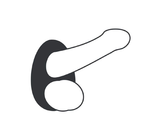 Эрекционное кольцо Dorcel Liquid-Soft Teardrop для члена и мошонки, soft-touch силикон