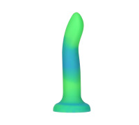 Светящийся в темноте фаллоимитатор ADDICTION Rave 8″ Glow in the Dark Dildo Blue Green, 20,3 см