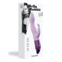 Вибратор-кролик Love To Love Hello Rabbit Violet с гибким стволом и стимуляцией точки G, 2 мотора
