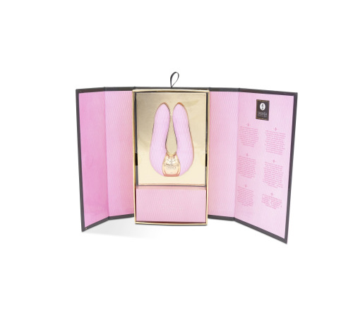 Вибратор для клитора Shunga Aiko Light Pink, гибкие кончики