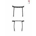 Пояс-стрепы для чулок SHELLY GARTER BELT black XXL/XXXL - Passion Exclusive