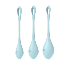Набор йони бусин Satisfyer Yoni Power 2 Light Blue, диаметр 2-2,5-3см, вес 22-44-73г