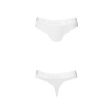 Трусики-бразилиана из хлопка Passion PS005 PANTIES white, size L