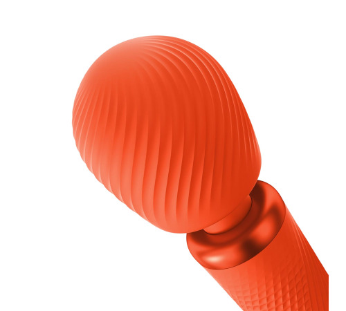 Вібромасажер Fun Factory VIM Vibrating Wand sunrise orange, суперпотужний та легкий, 6 годин роботи