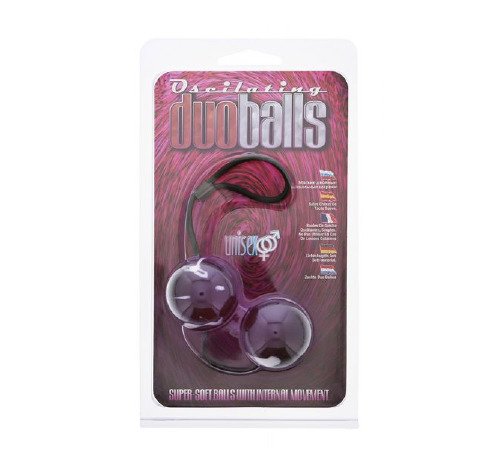 Вагинальные шарики Marbelized DUO BALLS, PURPLE