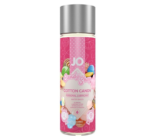 Лубрикант на водной основе System JO H2O - Candy Shop - Cotton Candy (60 мл) без сахара и парабенов