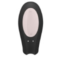 Смарт-вібратор для пар Satisfyer Double Joy Black із широким кліторальним стимулятором