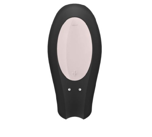 Смарт-вибратор для пар Satisfyer Double Joy Black с широким клиторальным стимулятором