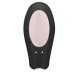 Смарт-вибратор для пар Satisfyer Double Joy Black с широким клиторальным стимулятором