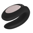 Смарт-вібратор для пар Satisfyer Double Joy Black із широким кліторальним стимулятором