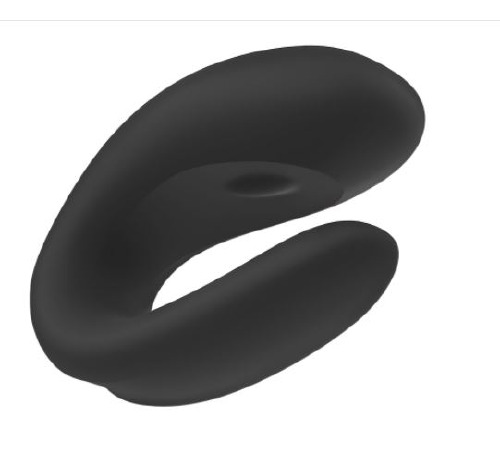Смарт-вибратор для пар Satisfyer Double Joy Black с широким клиторальным стимулятором