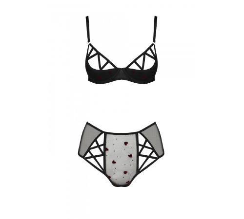 Еротичний комплект з малюнком LOVELIA BIKINI black XXL/XXXL - Passion