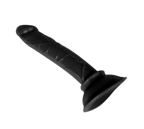 Гелевий міні фалоімітатор на присоску Mini Fallos, Чорний