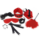 Набір БДСМ Art of Sex - Soft Touch BDSM Set, 9 предметів, Червоний