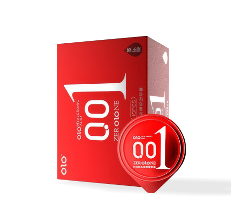 Ультратонкі Презервтиви ZER OLO NE Gyaluronic 001, з розігріваючим та збуджуючим ефектом