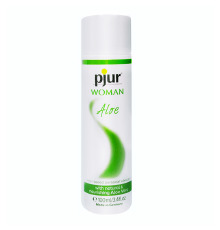 Лубрикант на водной основе pjur Woman Aloe 100 мл с экстрактом алоэ, увлажняющий, без парабенов