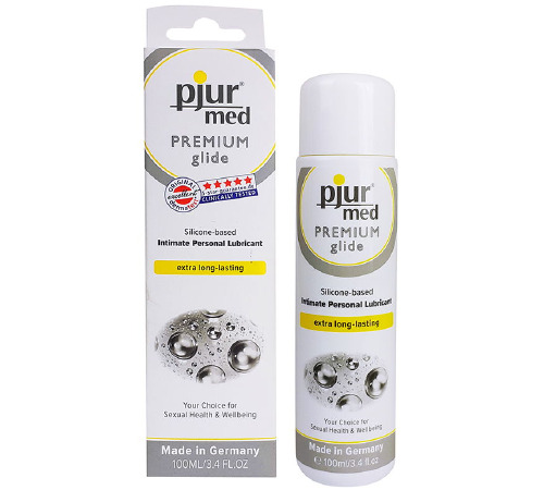 Силіконова змазка pjur MED Premium glide 100 мл для чутливої шкіри, пройшла клінічний тест