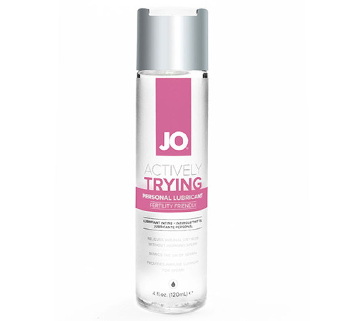 Лубрикант, що сприяє заплідненню System JO Actively Trying (120 мл), містить арабіногалактан