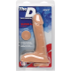 Фаллоимитатор Doc Johnson The D - Super D - 9 Inch With Balls - ULTRASKYN, диаметр 6,4см