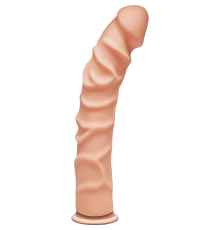 Фаллоимитатор Doc Johnson The D - Ragin D - 10 Inch Without Balls - ULTRASKYN, диаметр 3,8см