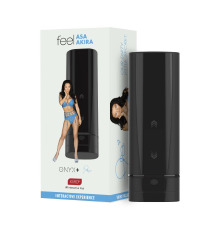 Мастурбатор Kiiroo Onyx+ Asa Akira, 10 сжимающих колец, не надо двигать, теледильдоника