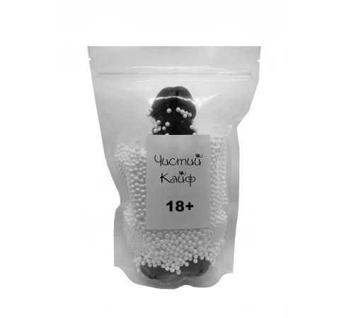 Крафтове мило-член із присоскою Чистый Кайф Black size XL, натуральне