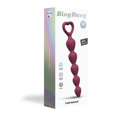 Анальная цепочка Love To Love BING BANG M - PLUM STAR