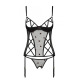 Корсет з підв'язками + стрінги LOVELIA CORSET black S/M - Passion