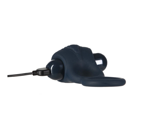 Двойное эрекционное кольцо Lux Active – Triad – Vibrating Dual Cock Ring, с вибропулей и пультом ДУ 