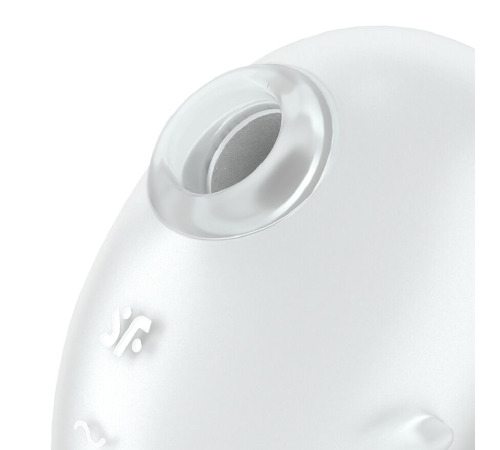 Вакуумний кліторальний стимулятор з вібрацією Satisfyer Cutie Ghost White