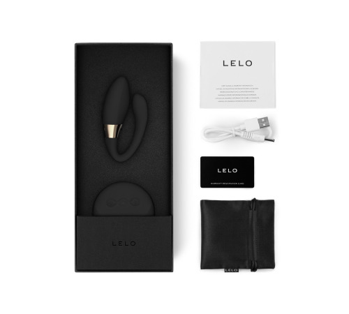 Вибратор для пар LELO Tiani Duo Black, 2 мотора, пульт ДУ