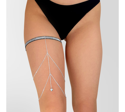 Сексуальное украшение на ногу Амели, Черный