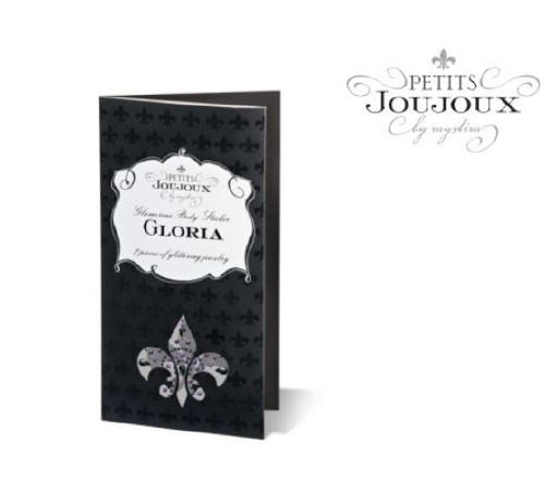 Пэстис из кристаллов Petits Joujoux Gloria set of 2 - Silver, украшение на грудь